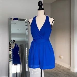 Express Royal Blue Romper, Size 0